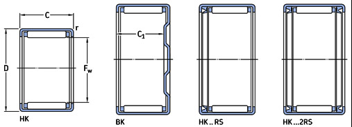 HK 2530.2RS&nbsp;:شماره فنی بلبرینگ