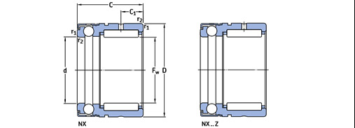 NX 15 Z&nbsp;:شماره فنی بلبرینگ