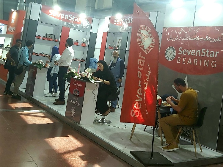 غرفه بلبرینگ فروش در نمایشگاه تخصصی قطعات خودرو